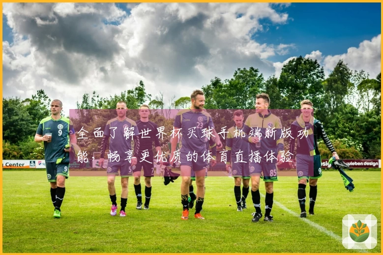 全面了解世界杯买球手机端新版功能，畅享更优质的体育直播体验