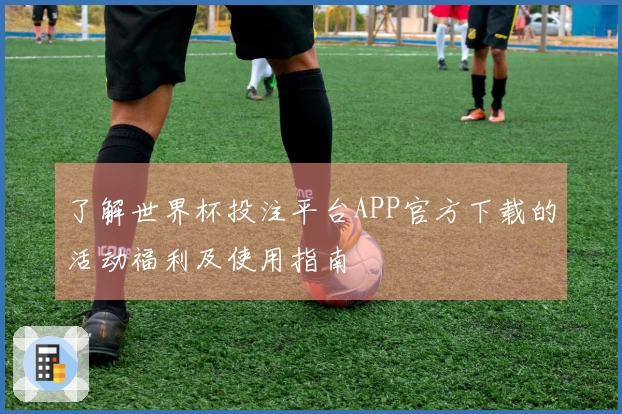 了解世界杯投注平台APP官方下载的活动福利及使用指南